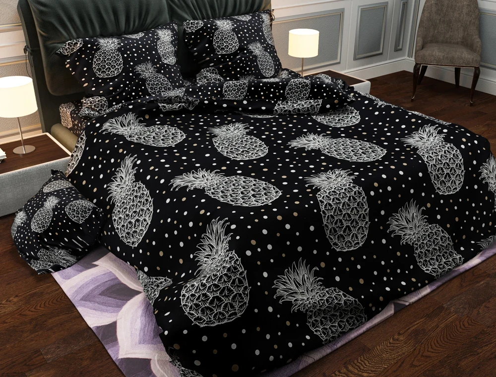 Тканина для постільної білизни 220 см на метраж Бязь "Gold" Lux GL1535B