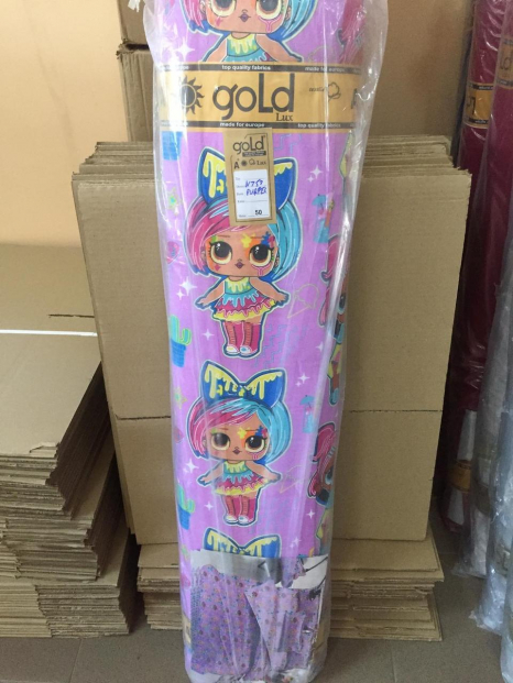 Ткань для постельного белья Бязь "Gold" Lux детская "Герои LOL`s" GLB216