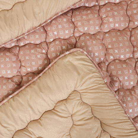 Двоспальна ковдра мікрофібра/холофайбер двостороння №40105