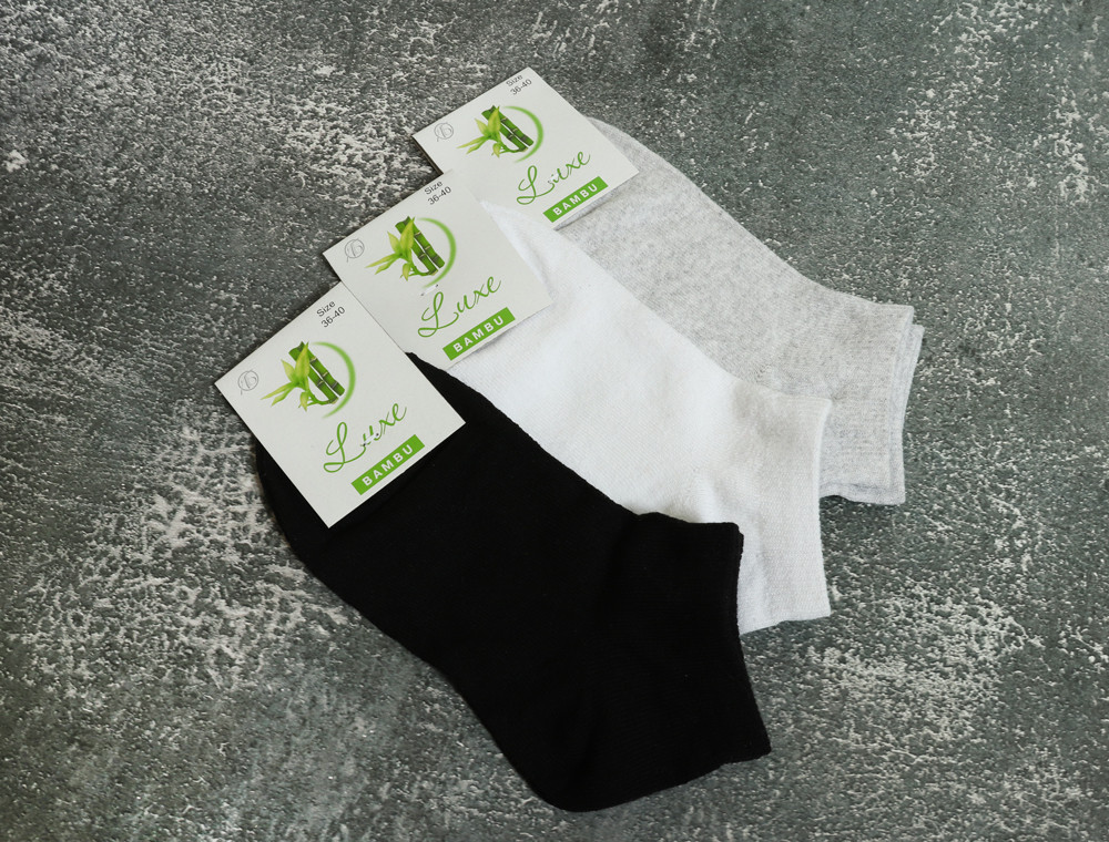 Жіночі шкарпетки Luxe Bambu короткі (36-40) №BL2001