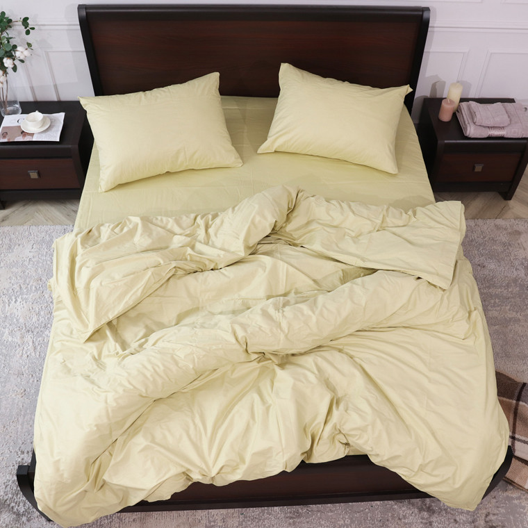 Двуспальный набор постельного белья 180*220 из Сатина №12-0619-S Черешенка™