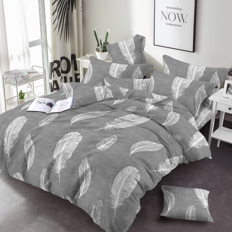 Тканина для постільної білизни Бязь "Gold" Lux GL1293gray