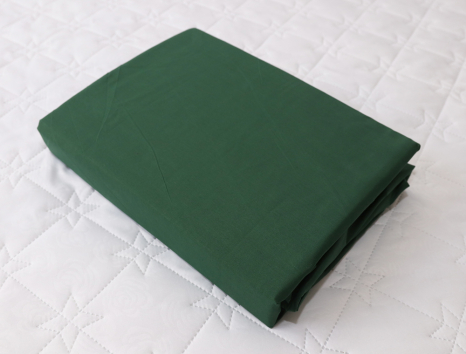Простирадло на резинці (180*200*25) темно-зелене №1034