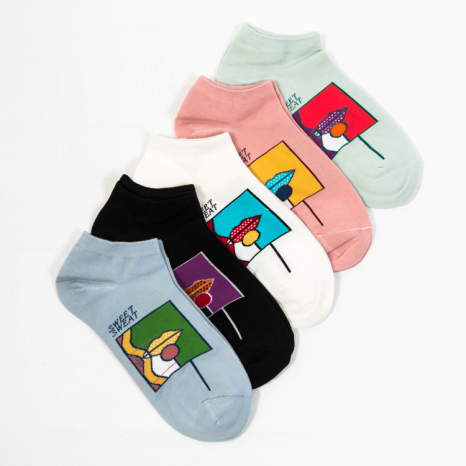 Жіночі шкарпетки короткі Nicen (10 пар) 37-41 №A052-24