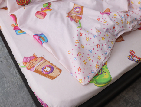 Евро макси набор постельного белья 200*220 из Бязи "Gold" №154718 Черешенка™