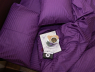 Семейный набор хлопкового постельного белья из Страйп Сатина №50344 Черешенка™