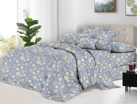 Євро набір постільної білизни 200*220 із полікотону №2073705 Черешенька™