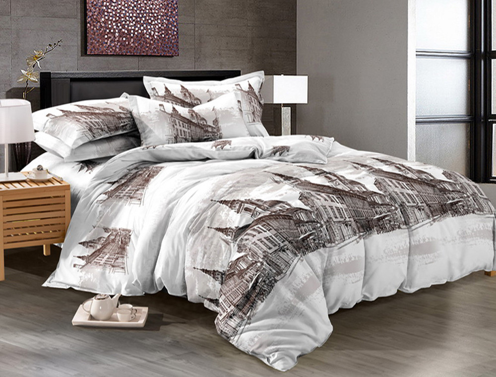 Євро-максі набір постільної білизни 200*220 із Бязі "Gold" №154489 Черешенка™