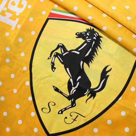 Тканина для постільної білизни Бязь "Gold" Lux дитяча "Феррарі" GLB4311