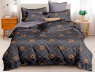 Семейный набор хлопкового постельного белья из Сатина №161AB Черешенка™
