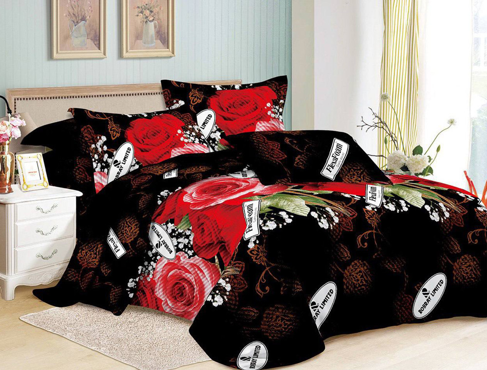 Сімейний набір постільної білизни 240*220 із полікотону №202896 Черешенька™