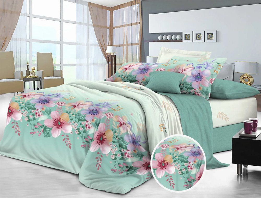 Тканина для постільної білизни Сатин S52-4A (60м)