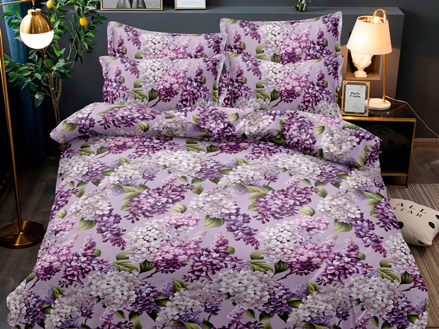 Полуторний набір постільної білизни 150*220 із полікотону №204830 Черешенька™