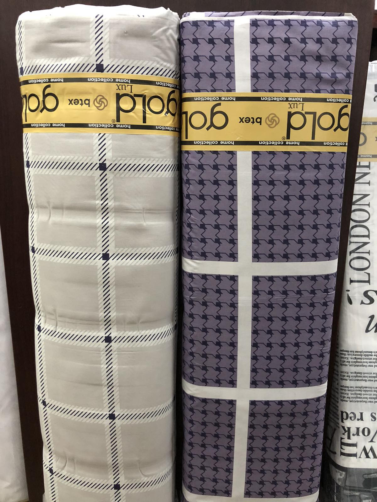 Ткань для постельного белья Бязь "Gold" Lux GL52010 (A+B) - (50м+50м)