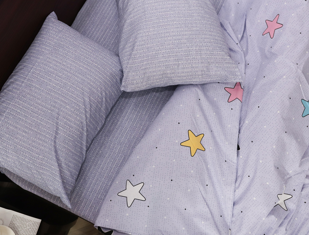 Двоспальний набір постільної білизни 180*220 із Бязі "Gold" №15282AB Черешенка™