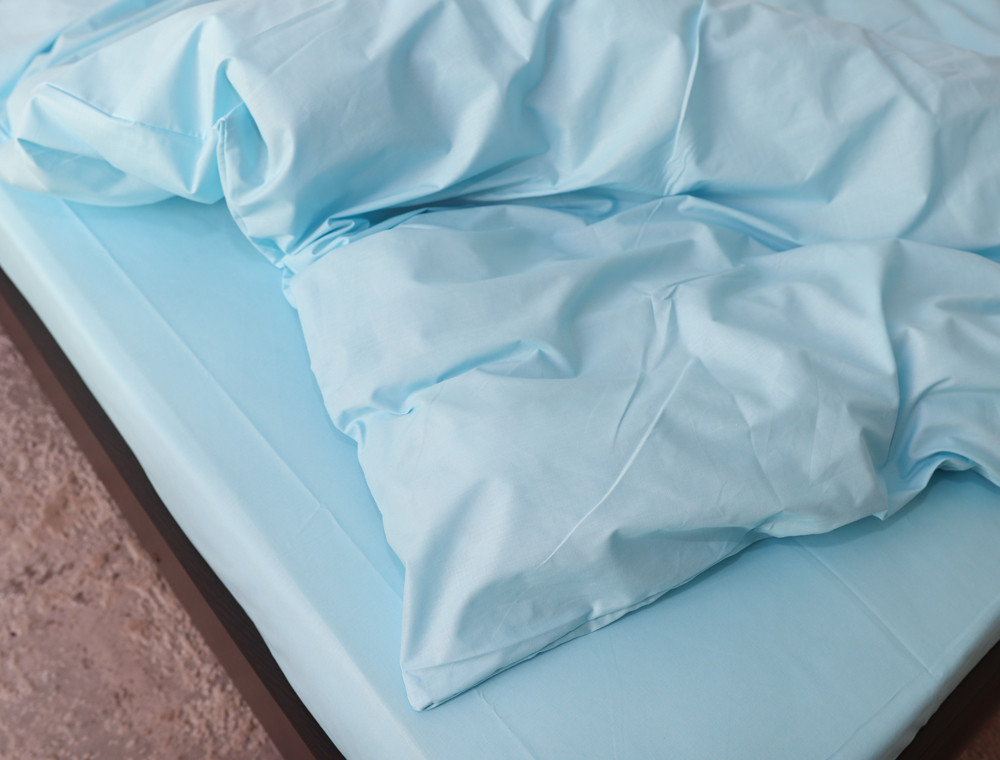 Євро-максі набір однотонної постільної білизни 200*220 із Бязі "Gold" №155525 Черешенка™