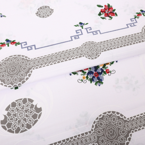 Тканина для постільної білизни Бязь "Gold" Lux "Дрібний квітковий принт" GL011