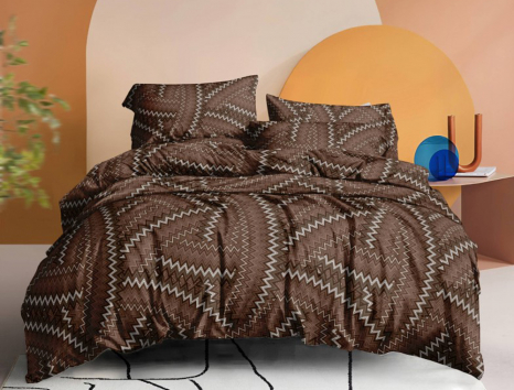 Полуторний набір постільної білизни 150*220 із полікотону №200092 Черешенька™