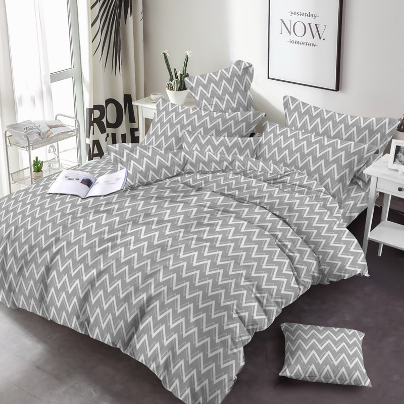 Ткань для постельного белья Бязь "Gold" Lux GL3583grey