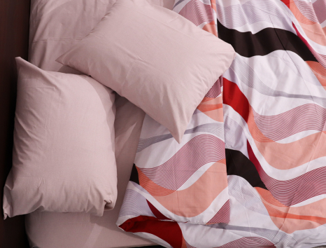 Полуторний набір постільної білизни 150*220 із Бязі "Gold" №158181AB Черешенка™