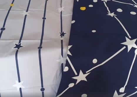 Ткань для постельного белья Бязь "Gold" Lux "Созвездие" GL1381 (A+B) - (50м+50м)