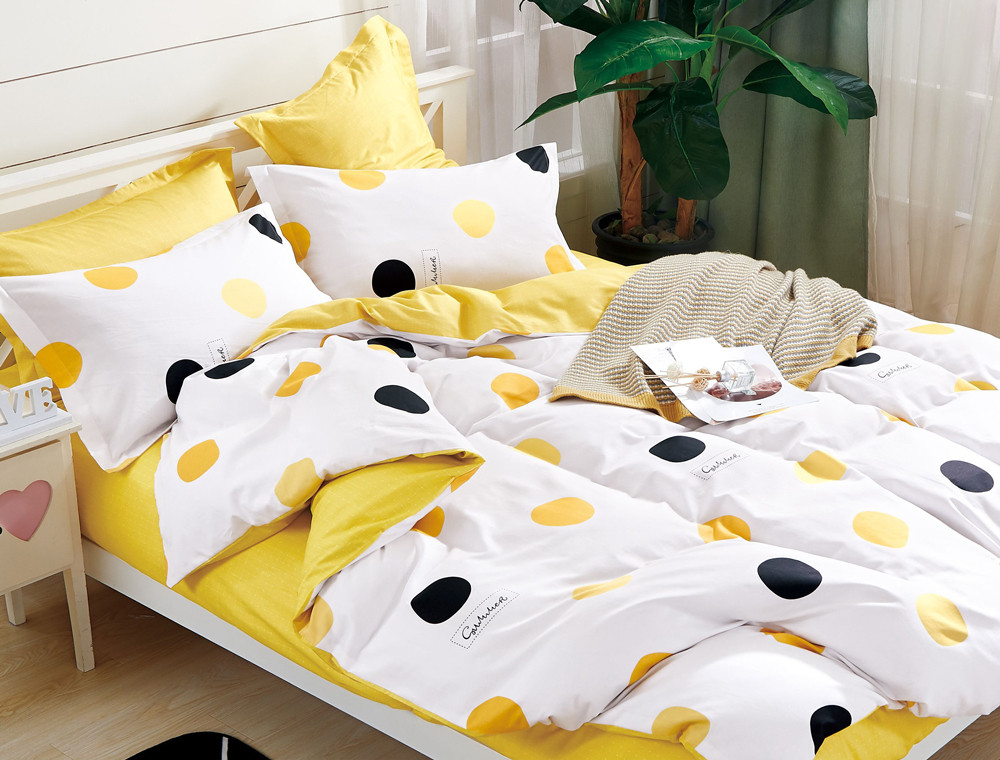 Сімейний набір постільної білизни із Бязі "Gold" №151503AB Черешенка™