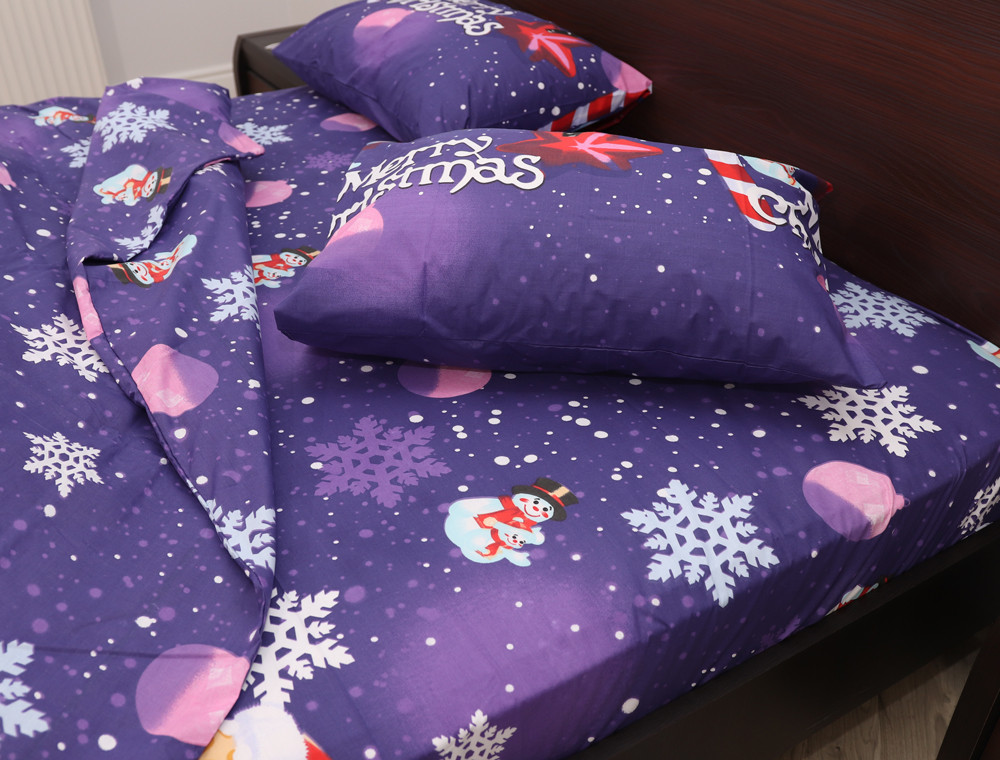 Двоспальний набір постільної білизни 180*220 із Бязі "Gold" №153476 Черешенка™