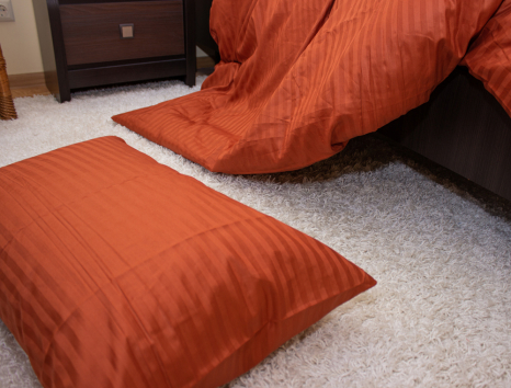 Сімейний набір постільної білизни зі Страйп Сатину №541340 KRISPOL™