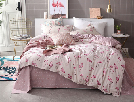 Евро макси набор постельного белья 200*220 из Бязи "Gold" с простынью на резинке №14485AB Черешенка™