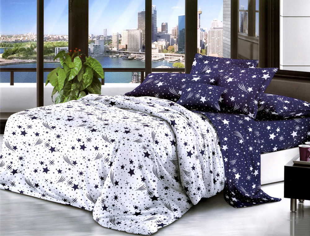 Двоспальний набір постільної білизни 180*220 із Ранфорсу №1822077AB Черешенка™