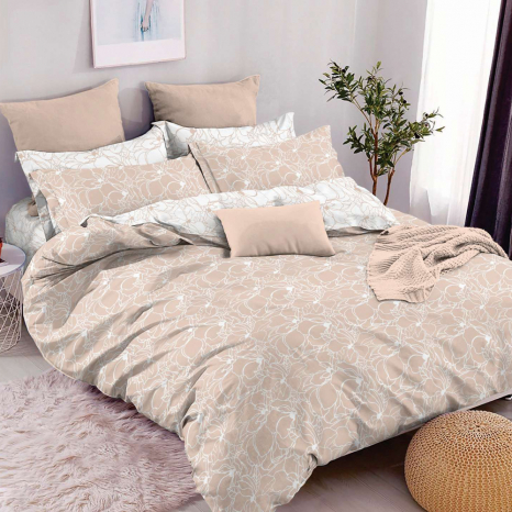 Тканина для постільної білизни Бязь "Gold" Lux GL6007 (A+B) - (50м+50м)