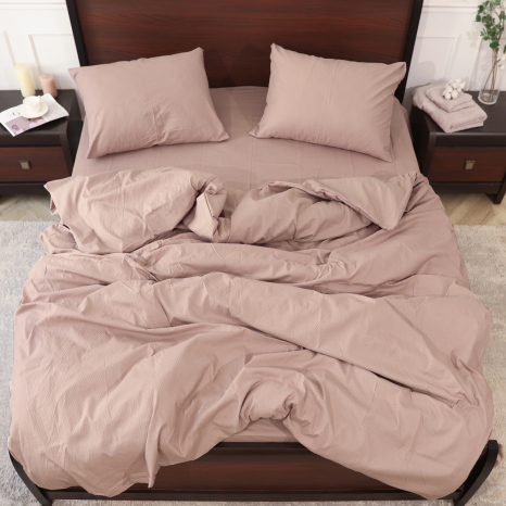 Полуторний набір постільної білизни 150*220 з пресованої мікрофібри №201212 Черешенка™