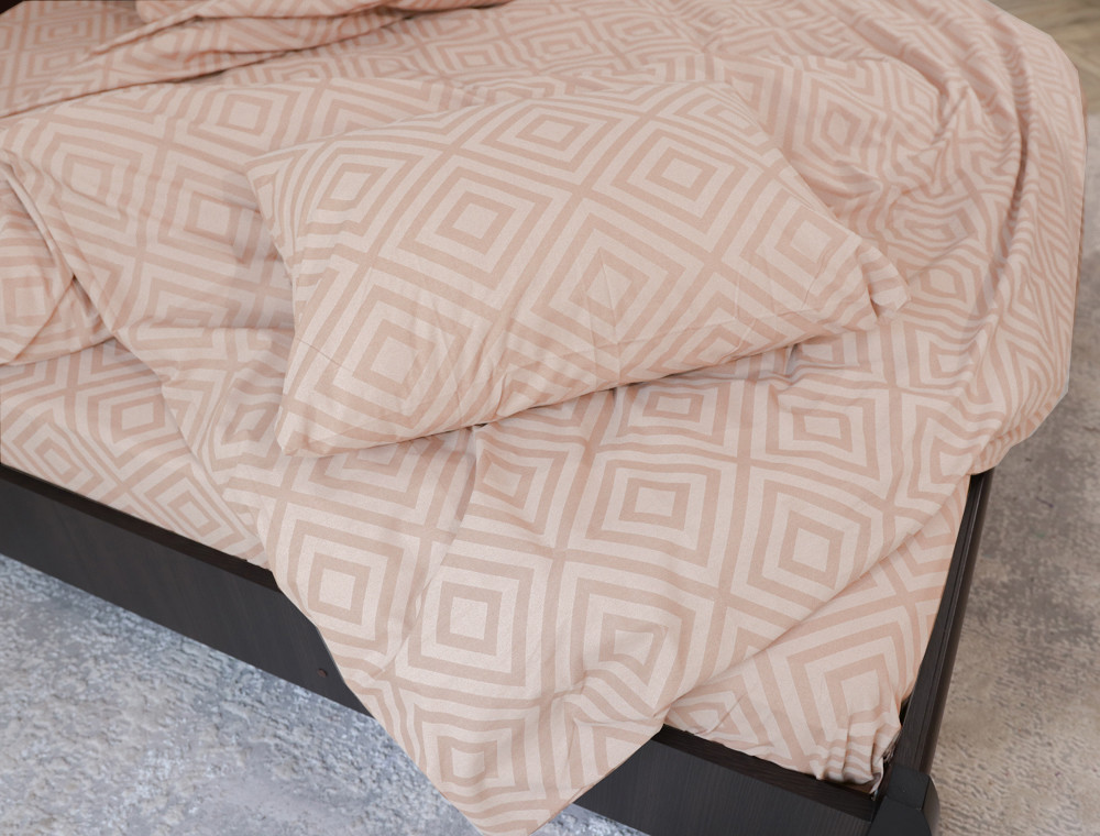 Полуторный набор постельного белья с ромбами 150*220 из Бязи "Gold" №1581181 Черешенка™