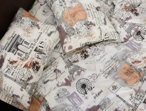 Семейный набор хлопкового постельного белья из Бязи "Gold" №157051 Черешенка™