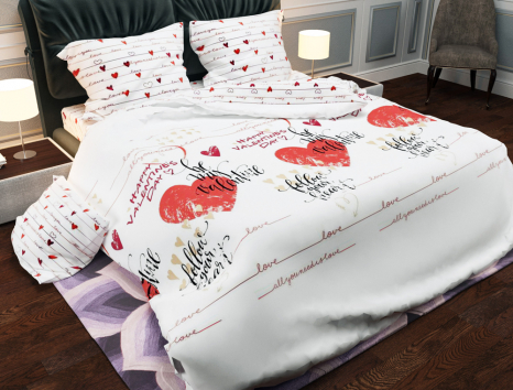 Ткань для постельного белья Бязь "Gold" Lux GL959 (A+B) - (50м+50м)