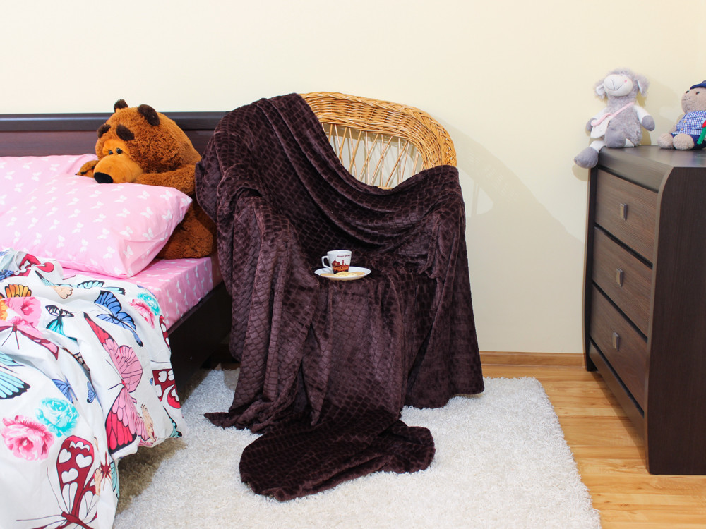 Євро-максі покривало-плед "принт Сіточка" (230*200) - 22210