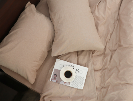 Семейный набор хлопкового постельного белья из Вареного Хлопка №87112 Черешенка™