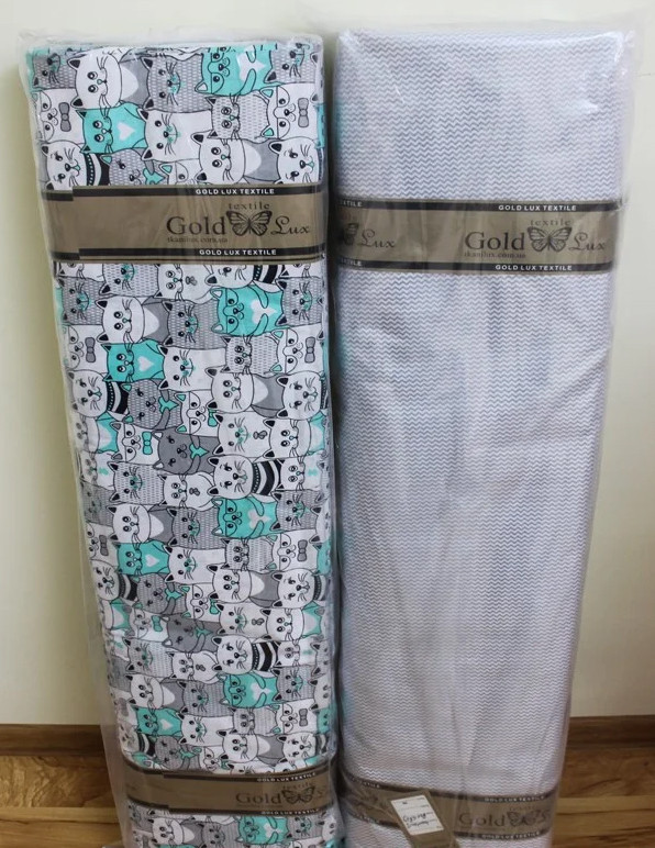 Ткань для постельного белья Бязь "Gold" Lux детская GLB752 (A+B) - (50м+50м)