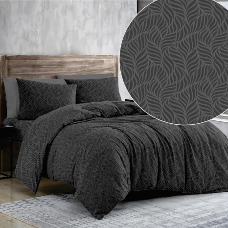 Ткань для постельного белья Бязь "Gold" Lux GL12130grey