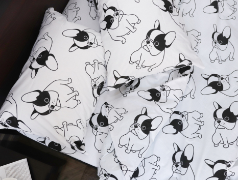 Полуторный набор постельного белья 150*220 из Бязи "Gold" №613496 Черешенка™