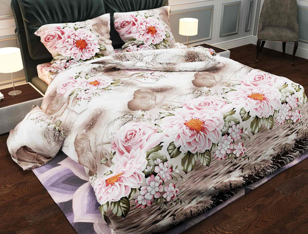 Тканина для постільної білизни Бязь "Gold" Lux GL765