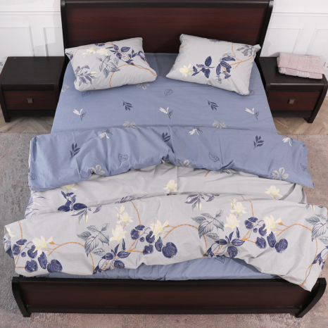 Полуторный набор постельного белья 150*220 из Бязи "Gold" №159126AB Черешенка™