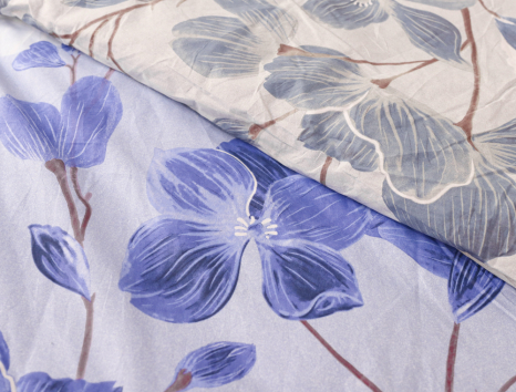 Двуспальный набор постельного белья 180*220 из Бязи "Gold" №15979АВ Черешенка™