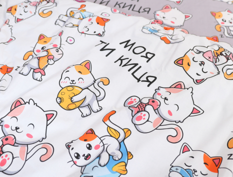 Дитячий комплект з Бязі "Gold" №618134AB Черешенка™