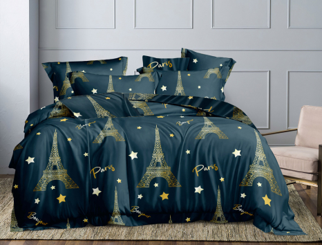 Ткань для постельного белья Бязь "Gold" Lux GL3698green