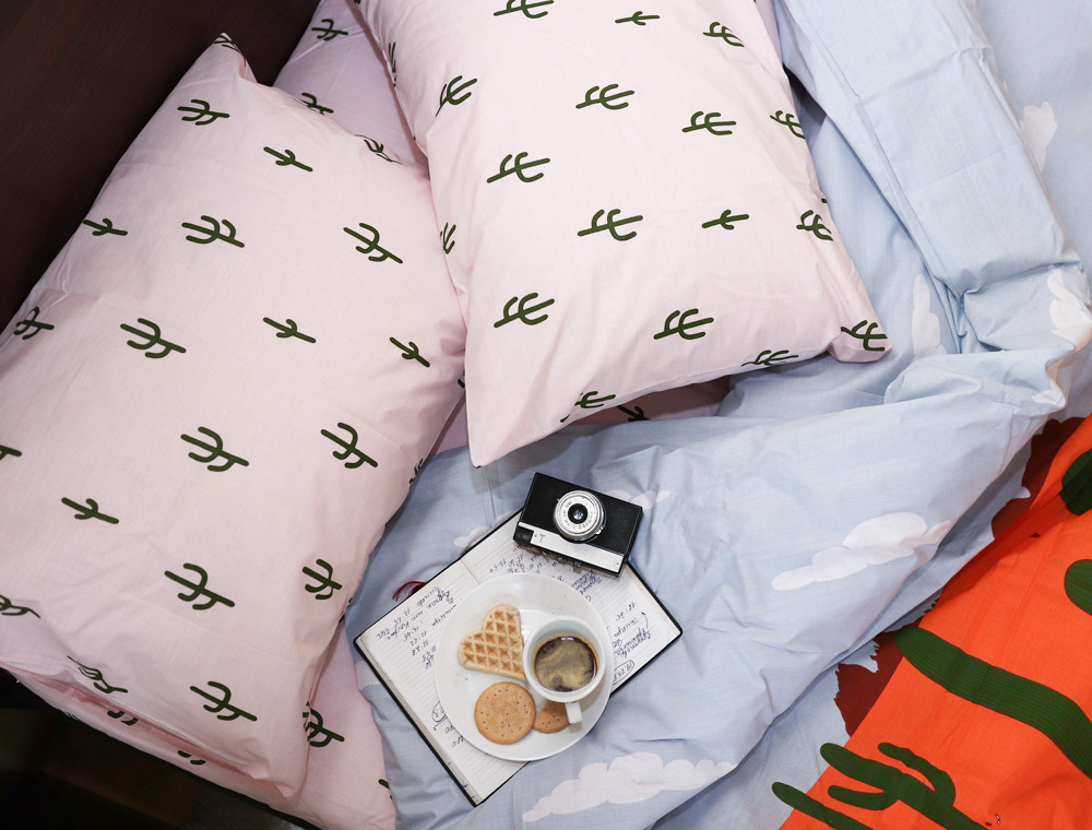 Полуторний набір постільної білизни 150*220 із Бязі "Gold" №151399AB Черешенка™