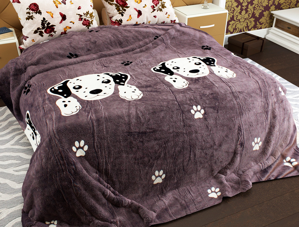 Двоспальний флісовий плед №33433