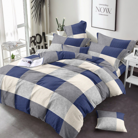 Тканина для постільної білизни Бязь "Gold" Lux GL3629blue