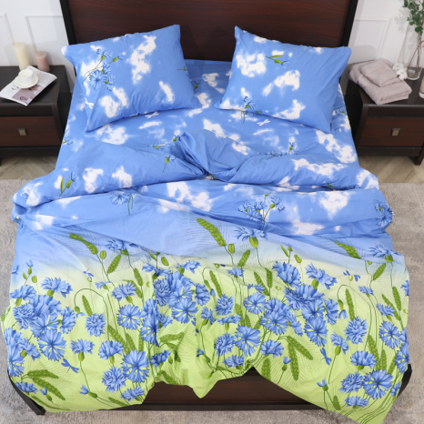 Евро макси набор постельного белья 200*220 из Бязи "Gold" №151002 Черешенка™