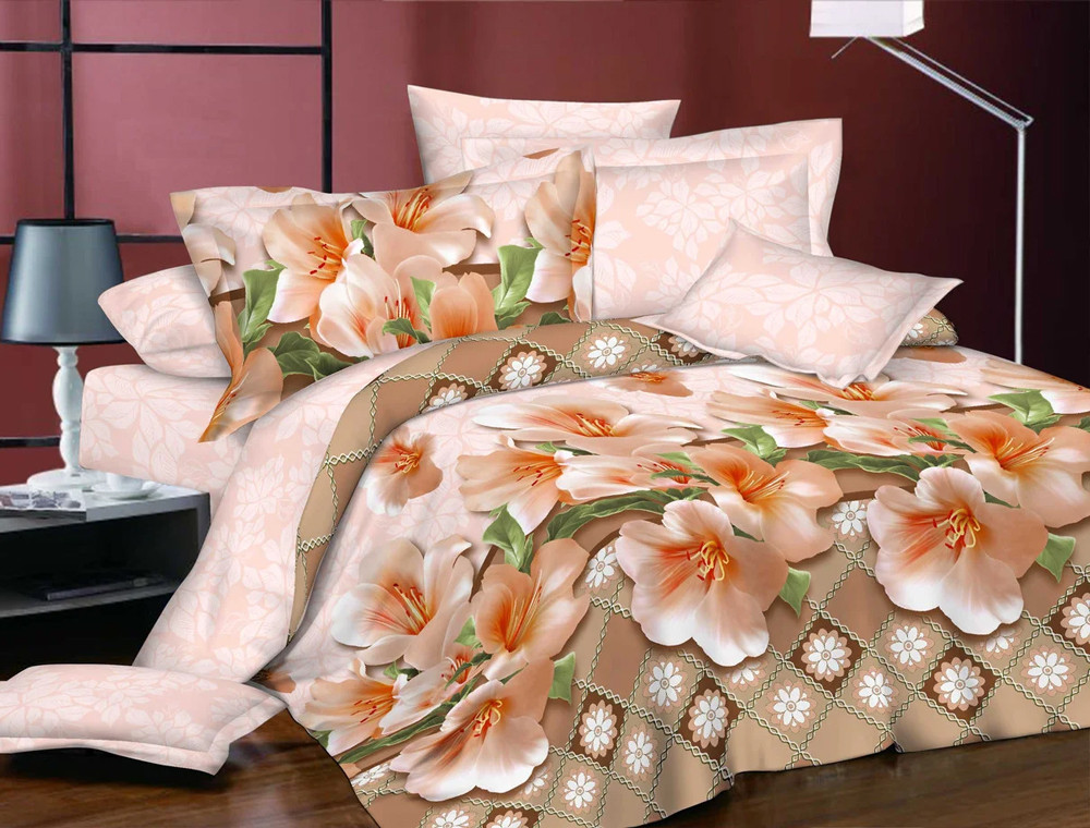 Ткань для постельного белья Сатин S1051 (A+B) - (60м+60м)